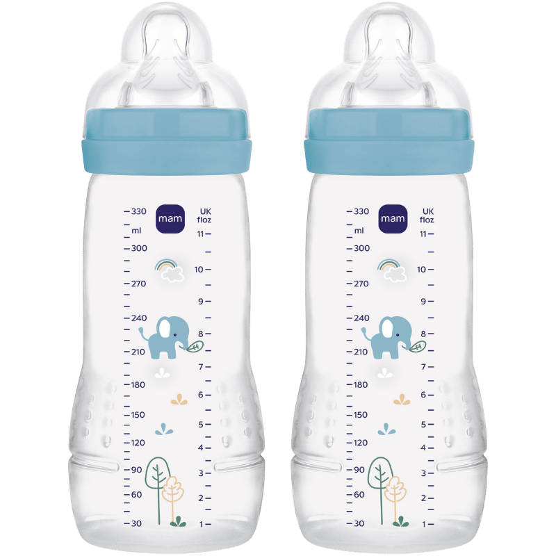 MAM Easy Active Sutteflaske Blue 330 ml (2 stk)