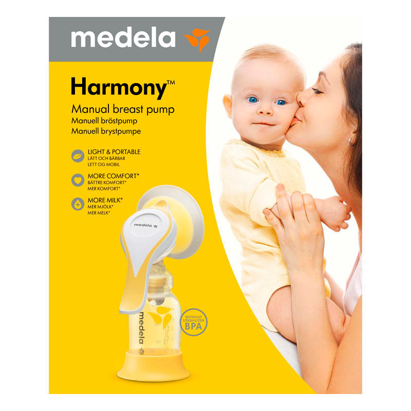 Medela Harmony Manuel Brystpumpe M. Flex Tragt - 1 stk
