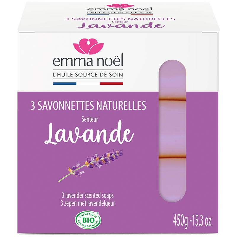 Emma Nöel Lavendel Sæbe 3 X 150 gr. (450 gr)