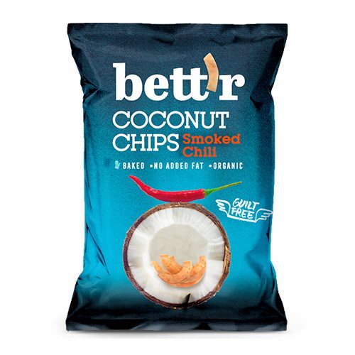 Bett´r Kokos Chips m. Røget Chili (40 g)