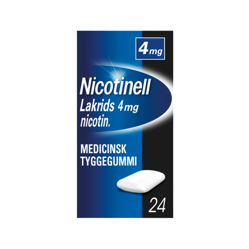 Nicotinell Lakrids Tyggegummi 4 mg (24 stk)