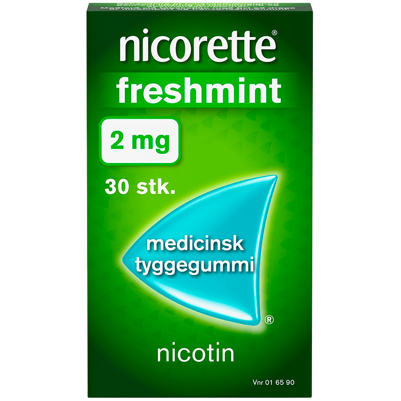 Nicorette Freshmint Medicinsk Tyggegummi 2MG (30 stk)