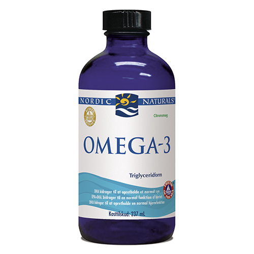 Nordic Naturals Omega 3 m. citrussmag - 237 ml.
