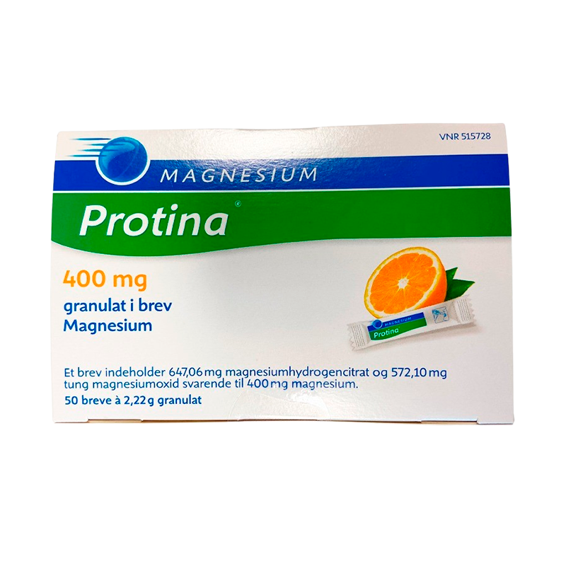 Magnesium Protina 400 mg Appelsin (50x2,22g)