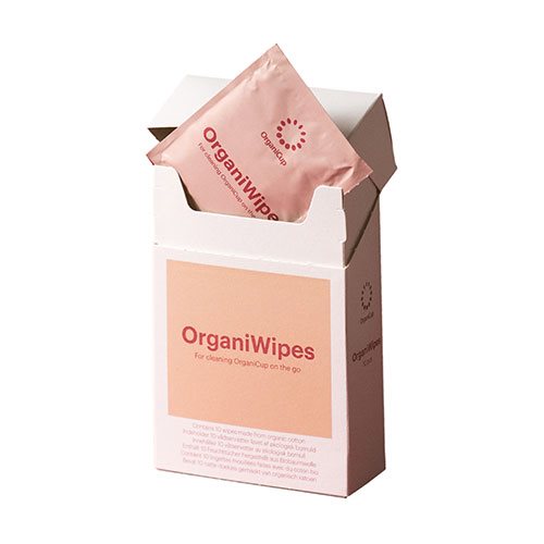 OrganiCup OrganiWipes - 10 stk.