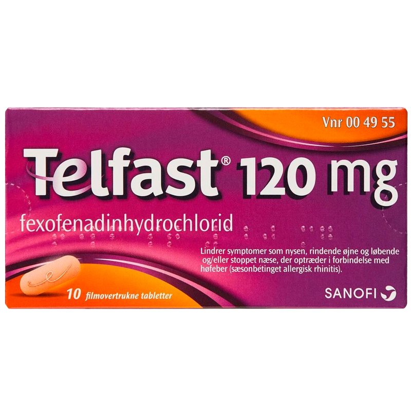Telfast 120 mg (10 stk)