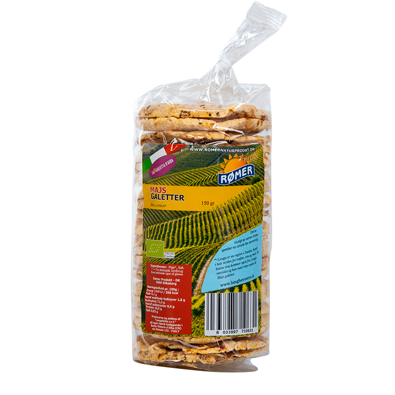 Rømer Majs Galetter Glutenfri Ø - 150 g.