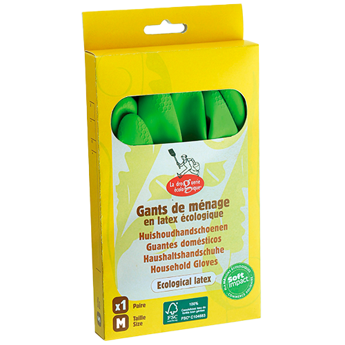 Ecodis Latexhandsker Str. M Til Mange Ganges Brug (1 sæt)