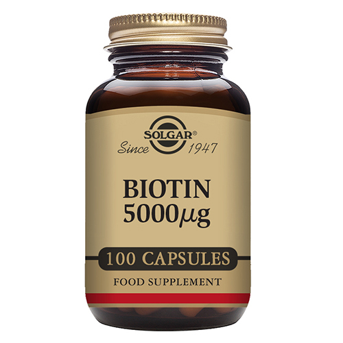 Solgar Biotin 5000ug - 100 kap.