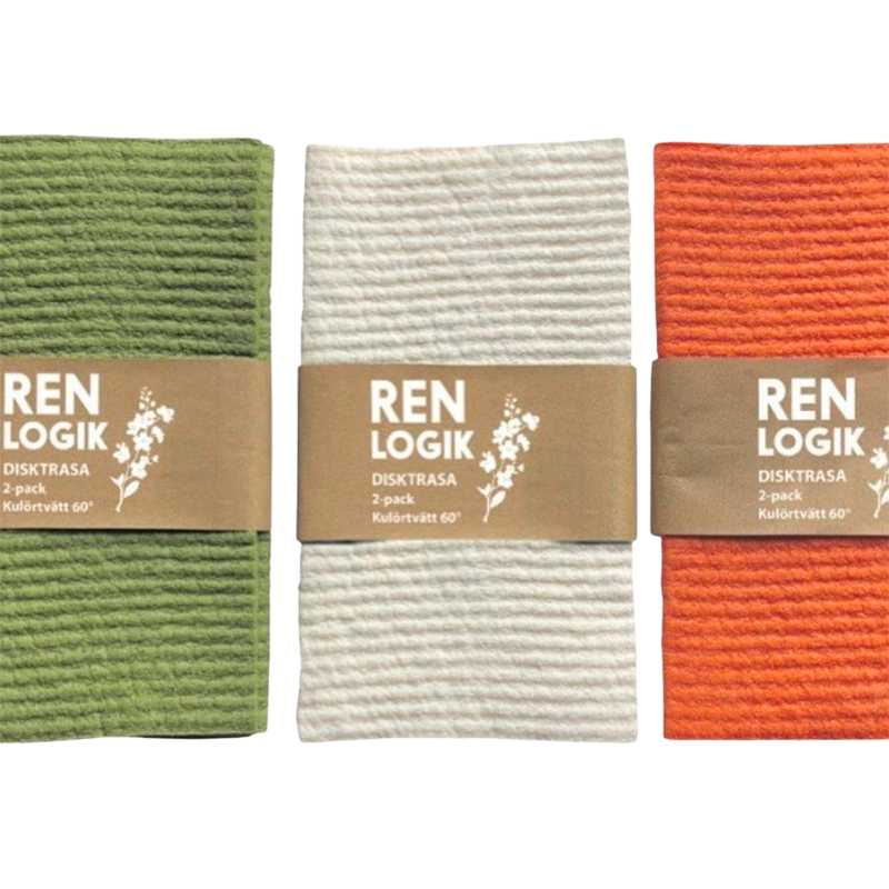 Ren Logik Washable Dishcloth Ass. Farve (2 stk)
