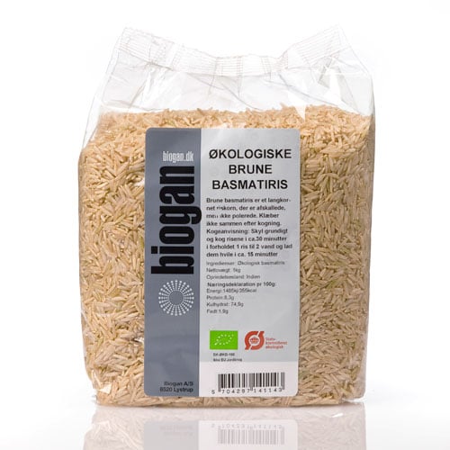 Biogan Basmatiris Brune Ø (1 kg)
