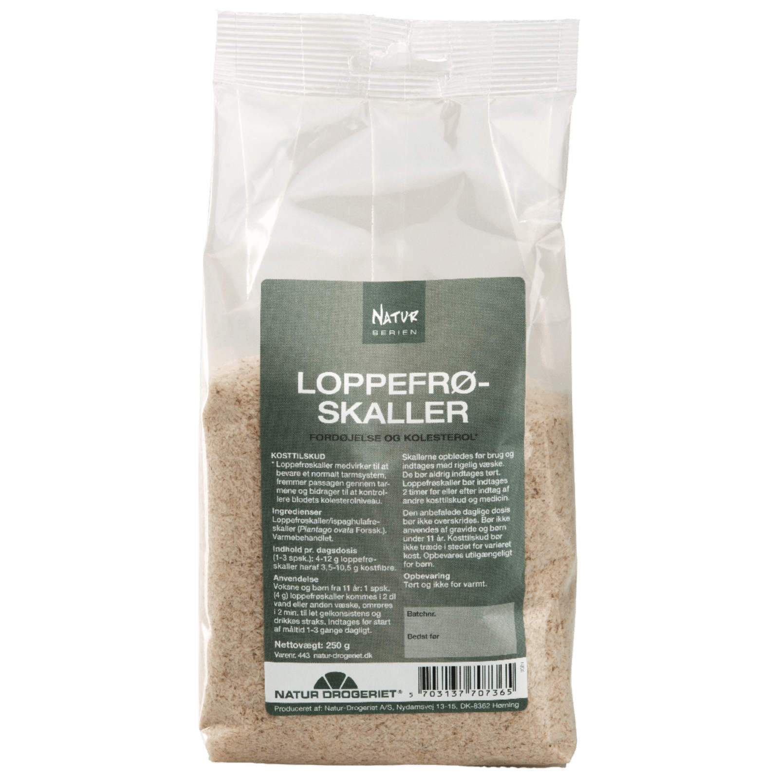 Natur Drogeriet Loppefrøskaller - 250 g.
