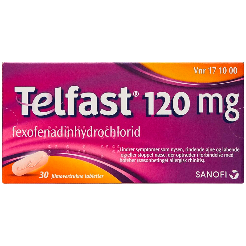 Telfast 120 mg (30 stk)