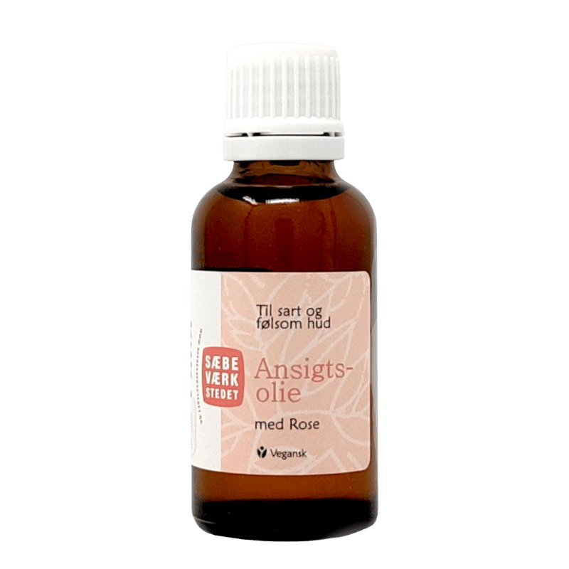 Sæbeværkstedet Ansigtsolie m. Rose - 30 ml.