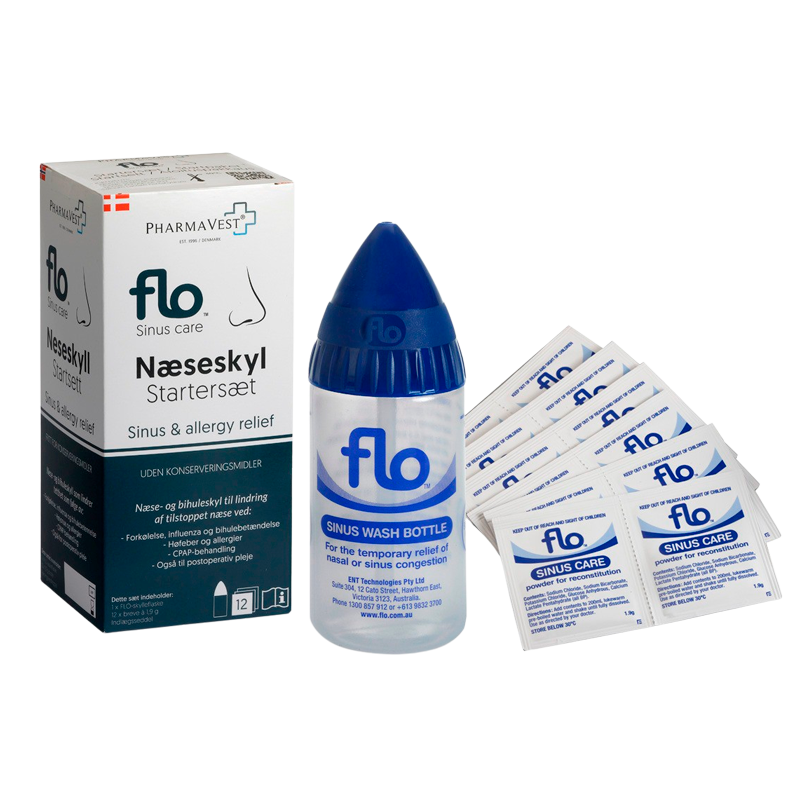 FLO Næseskyl Startersæt 12 Refill (1 sæt)