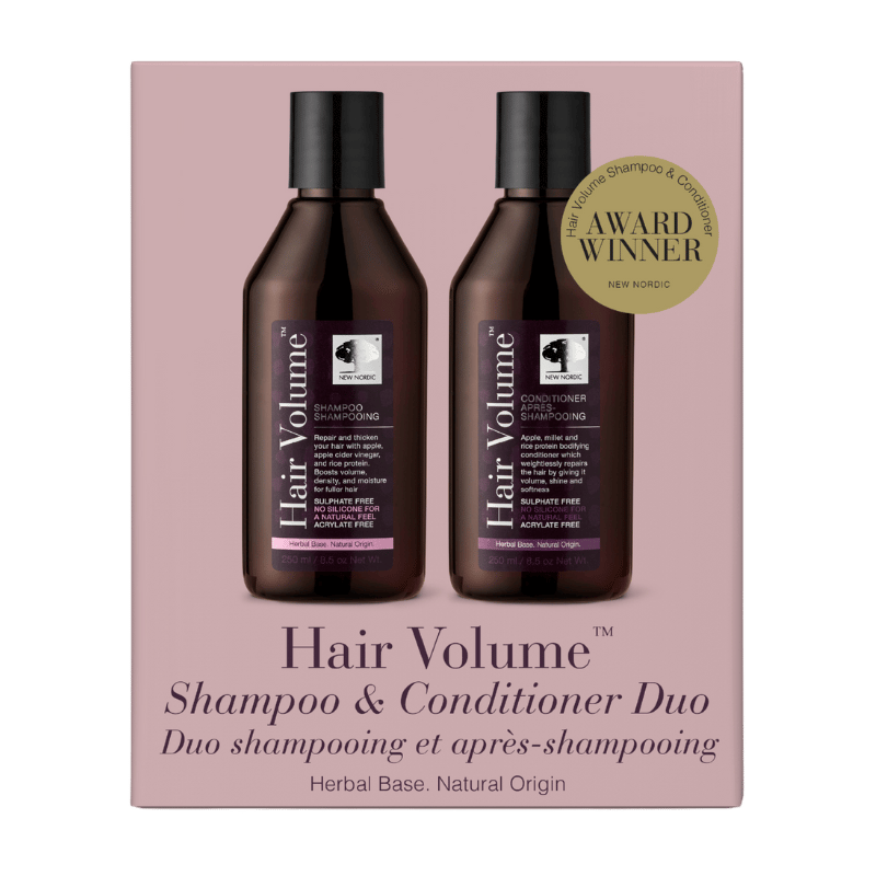 New Nordic Hair Volume Shampoo & Conditioner Pakke (1 sæt)