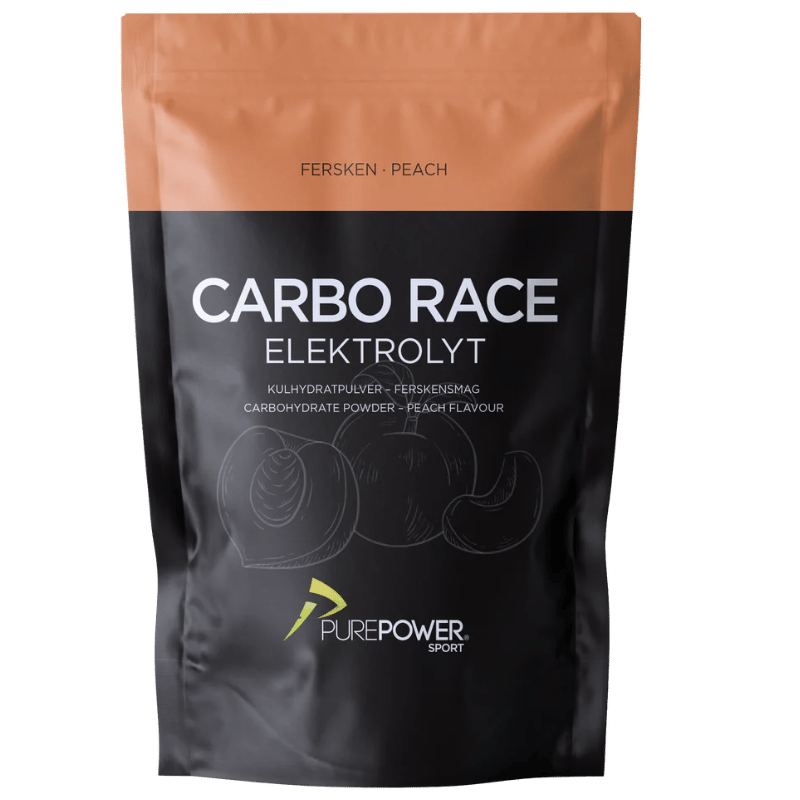 PurePower Carbo Race Elektrolyt Fersken (1 kg)
