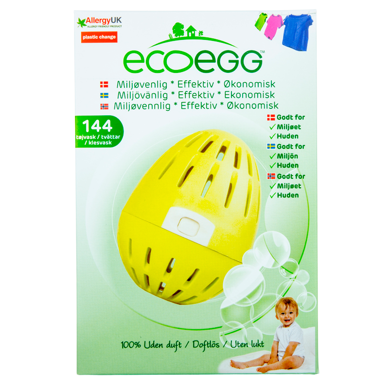 Ecoegg Vaskeæg Uden Duft (144 vaske)