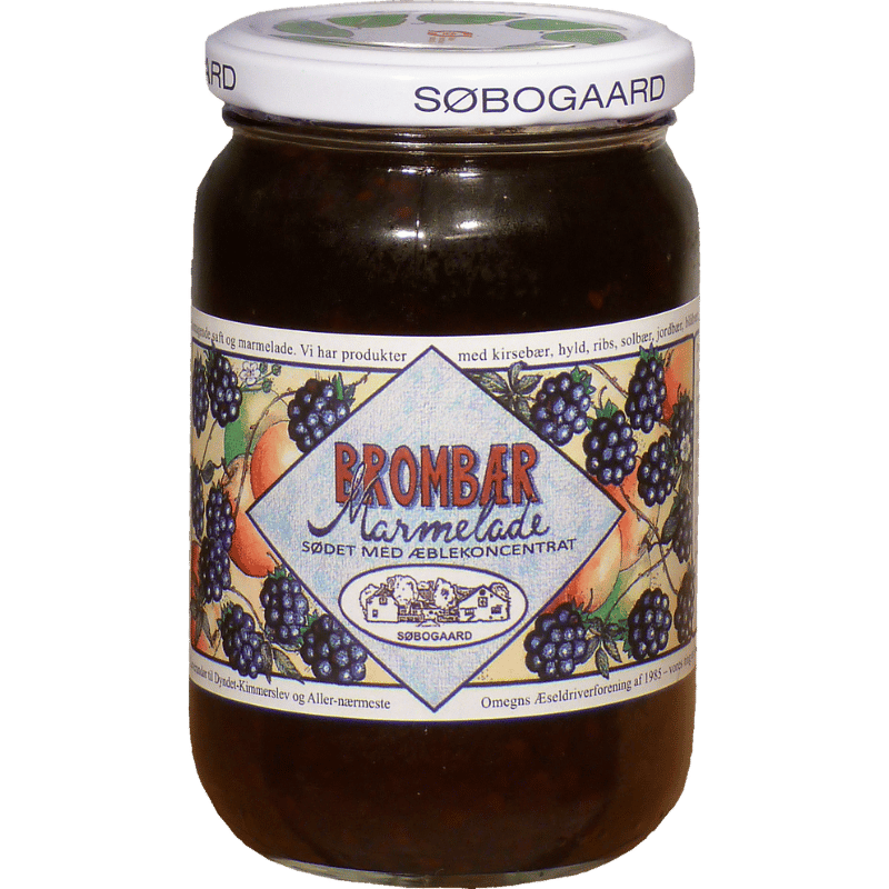 Søbogaard Brombær Marmelade Æblesødet Ø (390 g)