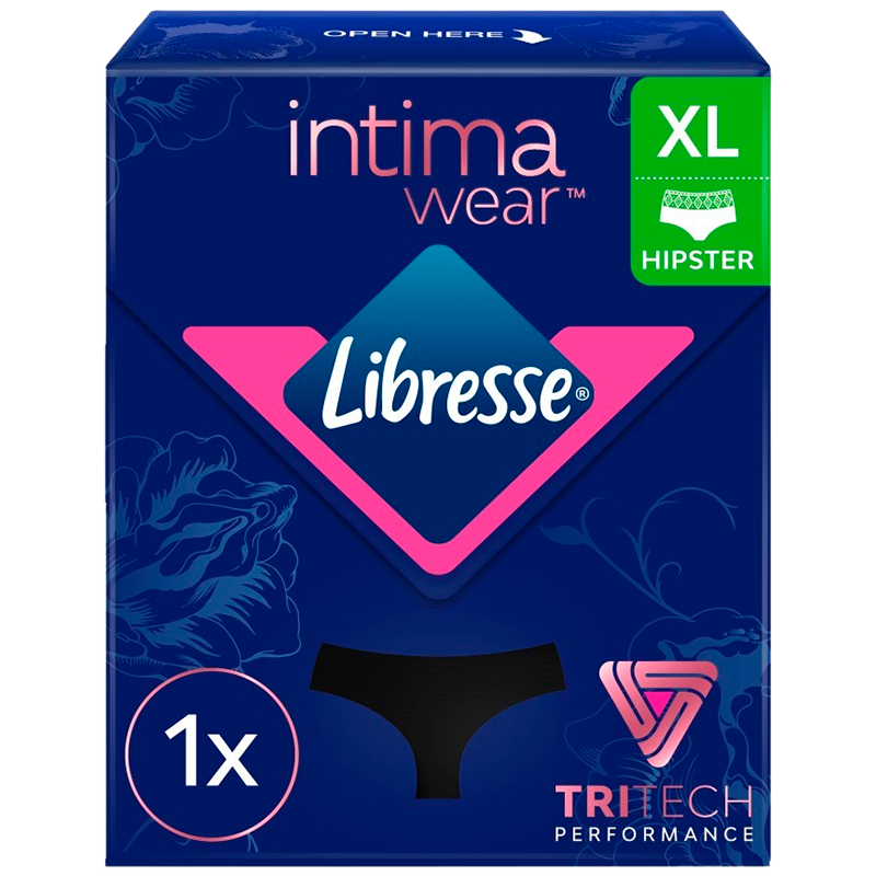 Libresse Intimawear Hipster Black XL (1 stk)