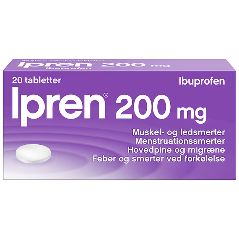 Ipren Tabletter 200 mg - 20 stk