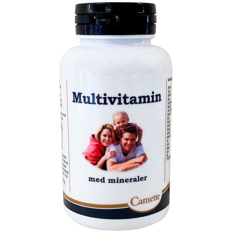 Multivitamin med mineraler - 120 tabs.