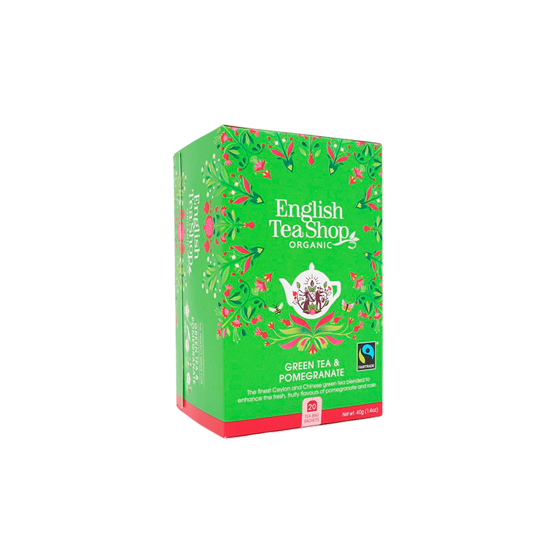 English Tea Shop Green Tea & Pomegranate - 20 breve