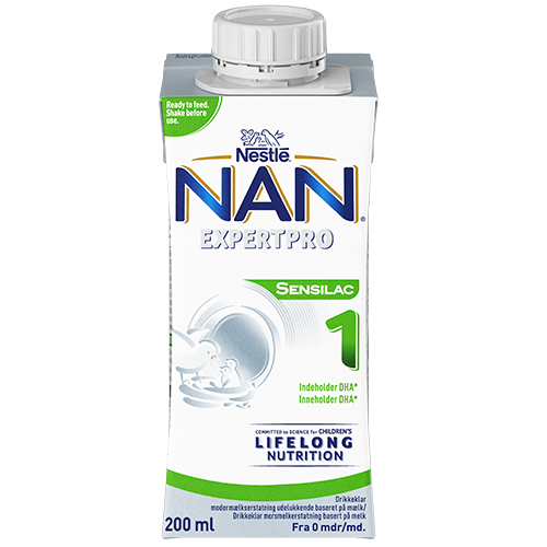 NAN Expertpro Sensilac 1 Drikkeklar Modermælkserstatning - Fra 0 mdr. (200 ml)