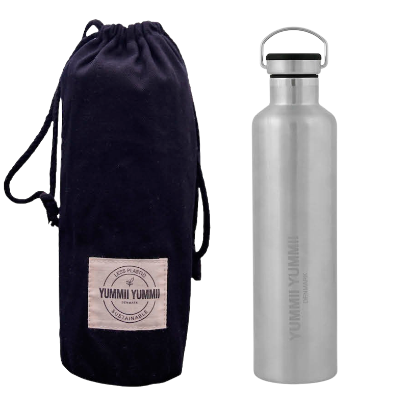 YUMMII YUMMII Thermo Bottle Black Bamboo Lid (1000 ml)