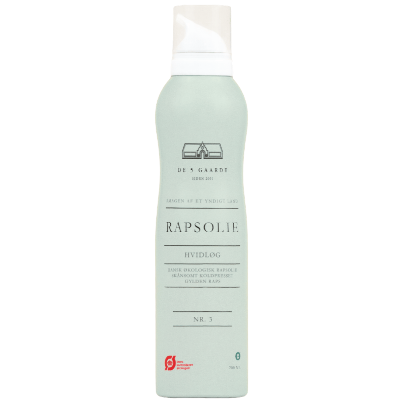 De 5 Gaarde RapsOlie M. Hvidløg I Sprayflaske Ø (200 ml)
