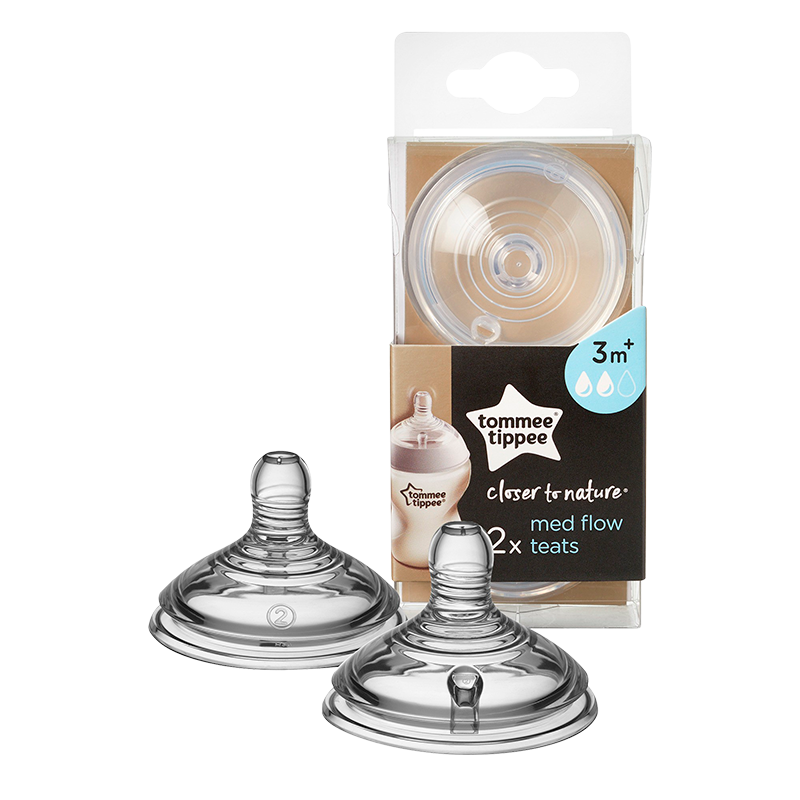 Tommee Tippee Closer To Nature Flaskesut 3+ Mdr. Medium Flow (2 stk)