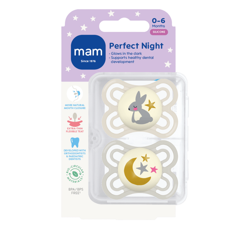 MAM Perfect Night Silk 0-6M V Neutral (2 stk)