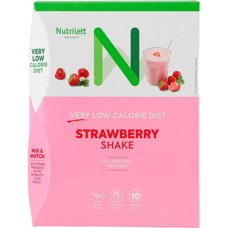 Nutrilett Strawberry Shake (35 g x 10 stk)