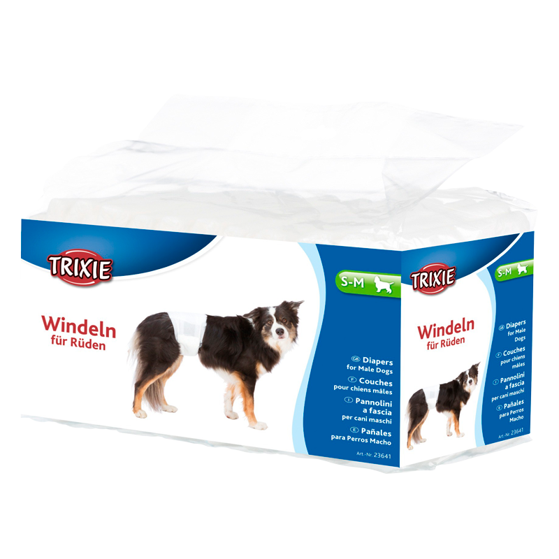 Trixie Ble Til Hanhunde S–M - 12 stk.