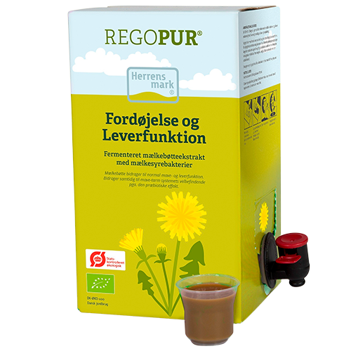 Herrens Mark REGOPUR Fermenteret Mælkebøtteekstrakt Bag-in-box Ø (2 l)