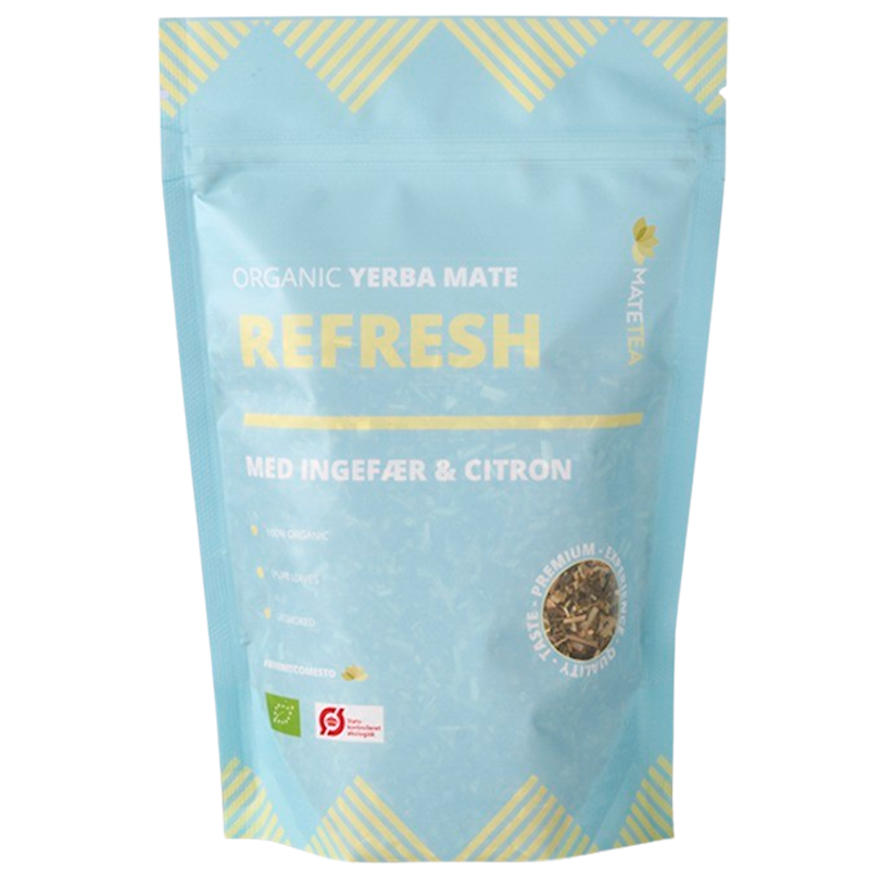 Matetea Yerba Mate Refresh Ingefær Og Citron (180 g)