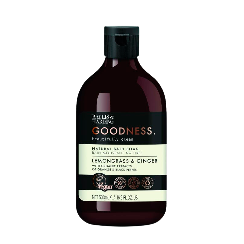 Baylis & Harding Goodness Lemongrass & Ginger Bath Soak - 500 ml.