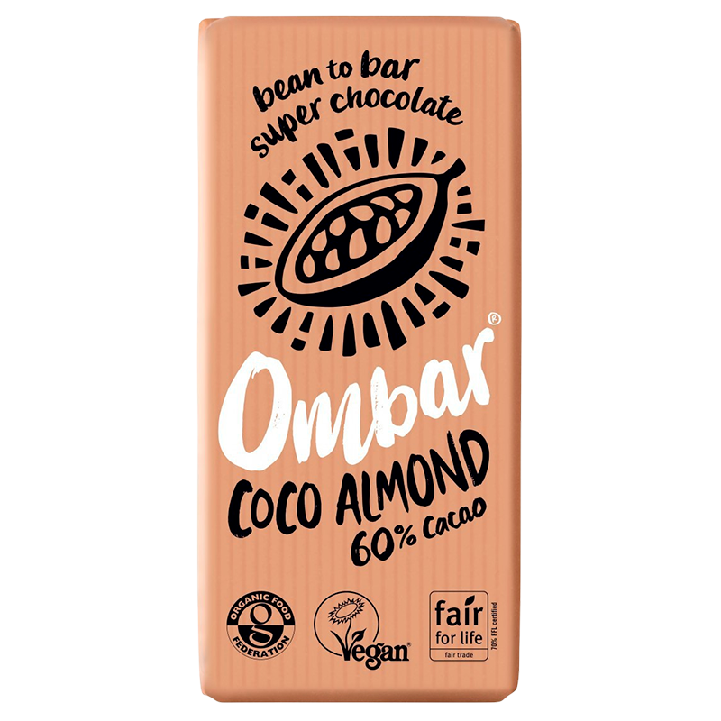 Ombar Choko Mandel Ø - 70 g.