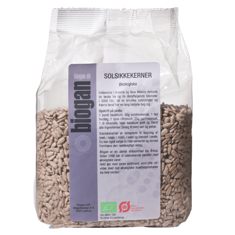 Biogan Solsikkekerner Ø - 500 g.