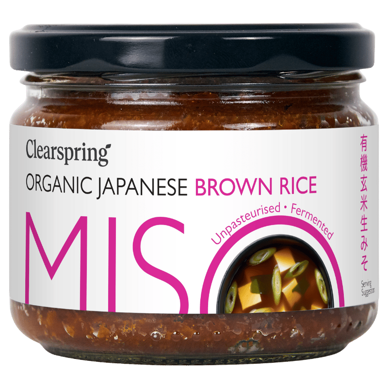 Clearspring Miso Brown Rice I Glas Upasteuriseret Ø (300 g)