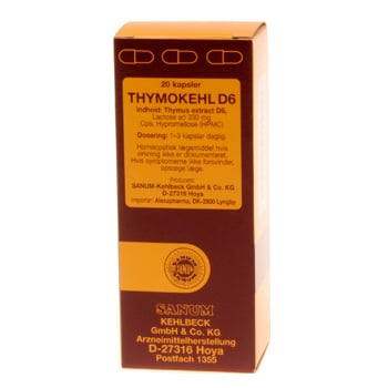 SANUM Thymokehl D6 Kapsler, 20 kap