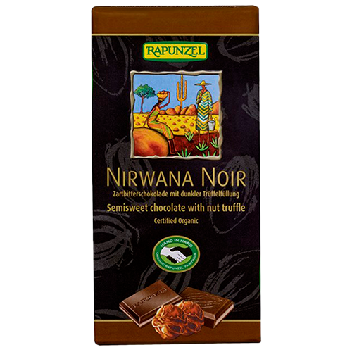 Rapunzel Chokolade Mørk M. Praline (100 g)