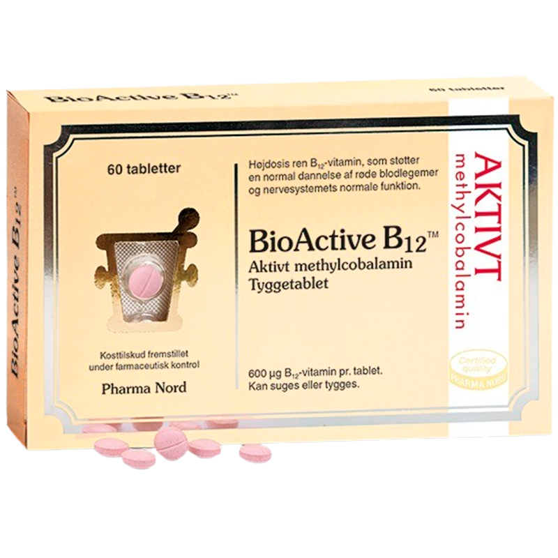 Pharma Nord BioActive B12 - 60 tabs.