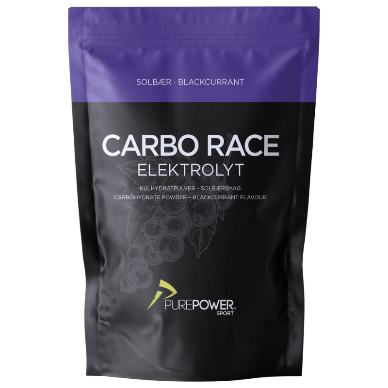 PurePower Carbo Race Elektrolyt Solbær (1 kg)