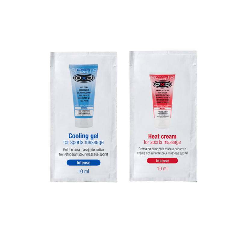 Vareprøve - OXD Intens Kølende Gel + OXD Intens Varmecreme (2x10 ml)