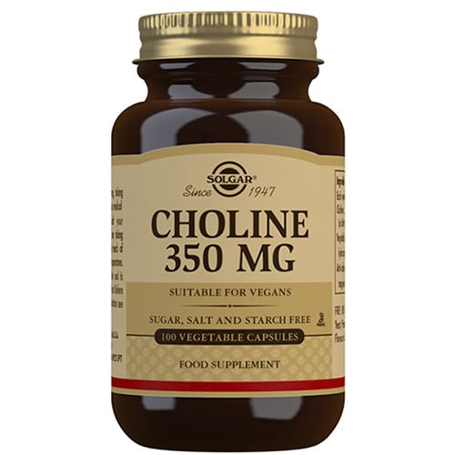 Solgar Choline 350mg - 100 kap.