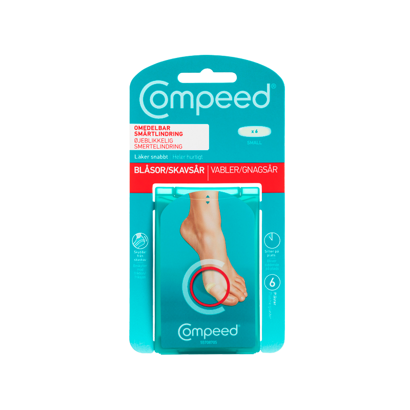 Compeed vabel plaster small - 6 stk.