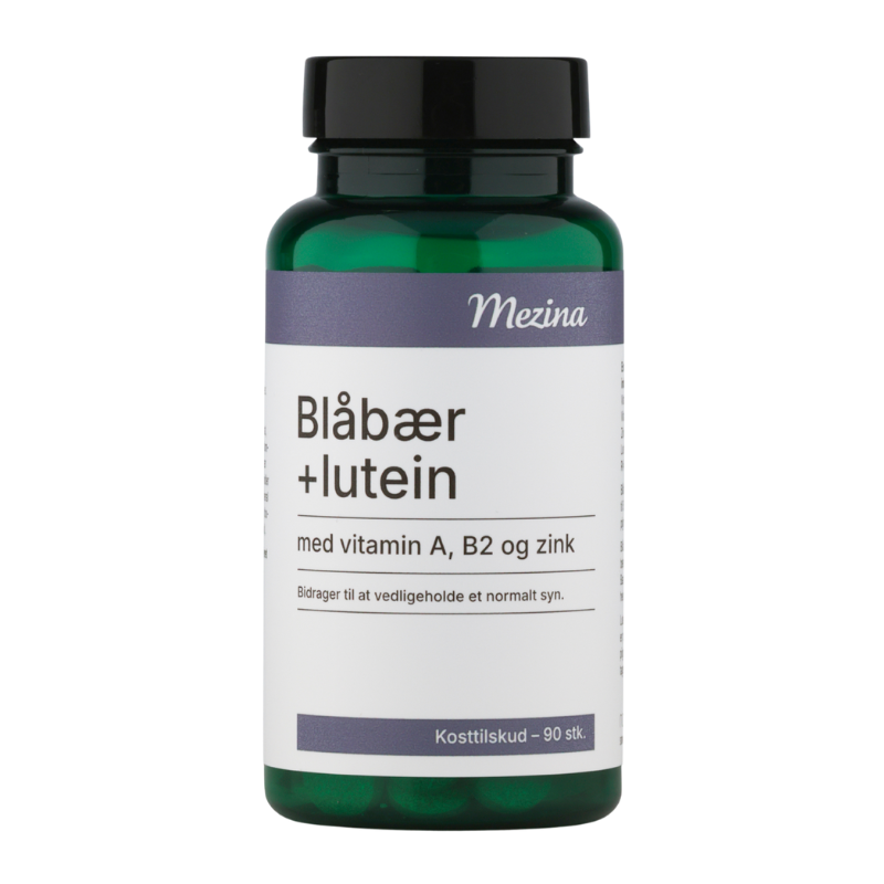 Mezina Blåbær & Lutein (90 tabl)