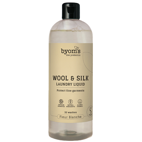 byoms Wool & Silk Probiotic Laundry Liquid Fleur Blanche (500 ml)