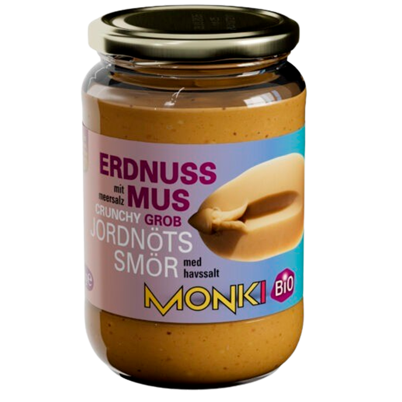 Monki Jordnøddesmør Crunch Ø (650 gr)